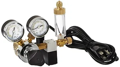 Milwaukee MA957 CO2 Regulator 115V Solenoid Bubble Counter + 10 Ft CO2 Tubing • $79.90