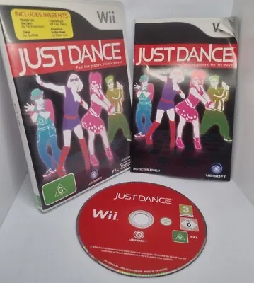 Just Dance - Nintendo Wii  / Wii U Game PAL W/ Manual  • $9.53
