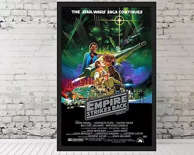 Star Wars Movie Poster The Empire Strikes Back Poster Episode 5 - 11x17  Framed • $33.90