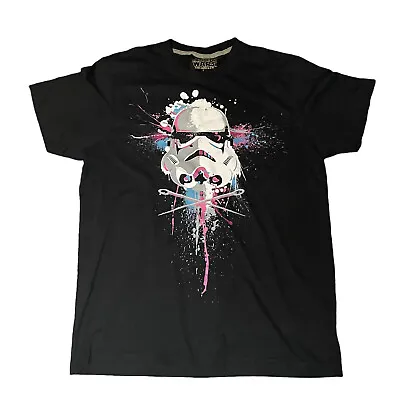 VTG Star Wars 2008 Marc Ecko Cut & Sew Storm Trooper Black T-Shirt Size Large • $30
