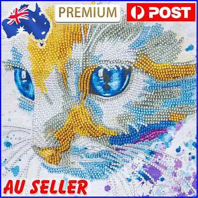 $11.33 • Buy Mosaic Part Drill Special Shaped DIY Cat Crystal Rhinestones 5D Diamond Painting