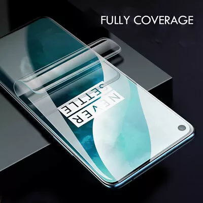 $2.08 • Buy Clear For OnePlus 9RT 10 Pro 7T 6 9T Nord 2 Ace Screen Protector Hydrogel Film