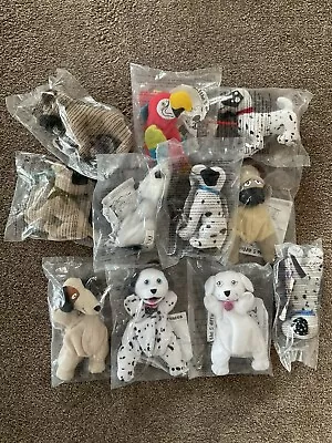 Mcdonalds 101 102 Dalmatians Dogs Happy Meal Soft Toys X 11 Figures MIPS New • £11.99