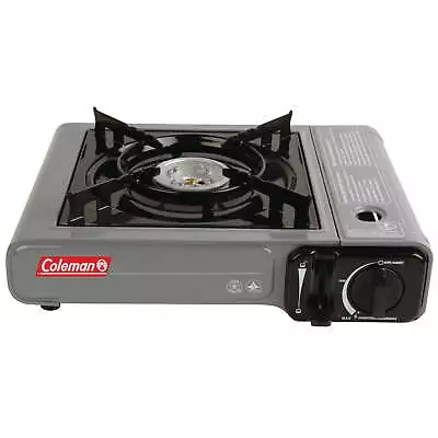 Coleman 1 Burner Cooking Tabletop Portable Butane Gas Camping Stove Outdoor Gray • $25.47