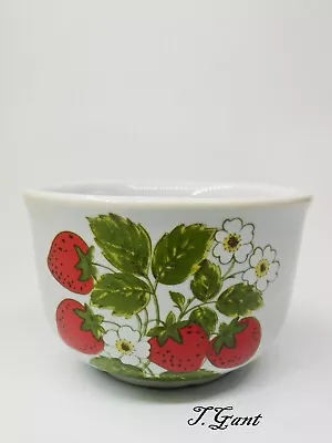 McCoy Pottery Strawberry Custard Cup Bowl Strawberries • $9.99