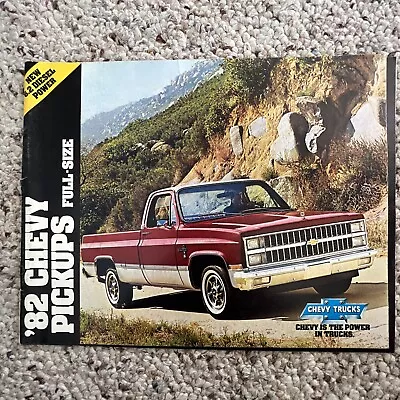 1982 Chevy S-10 PICKUP TRUCK Sales Brochure/Catalog Full Size Brown & Red Diesel • $13.99