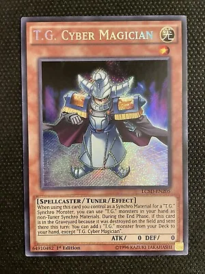 T.G. Cyber Magician LC5D-EN205 1st Edition Secret Rare LP Yugioh • $5.79