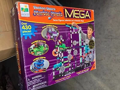 2008 Creative Toy Award Techno Gears Marble Mania Mega Building Set 430 Pieces! • $24.99