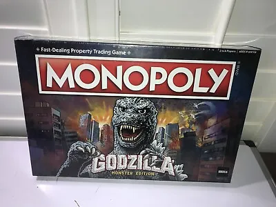 $37.99 • Buy USAOPOLY: Monopoly Godzilla Edition NEW SEALED