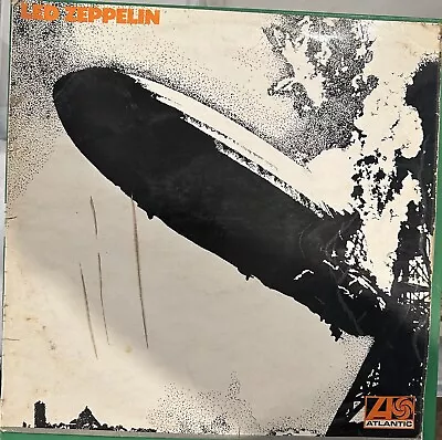 Vintage Rare LED ZEPPELIN Orange & Purple VINYL Atlantic Records Collectible • $665.99