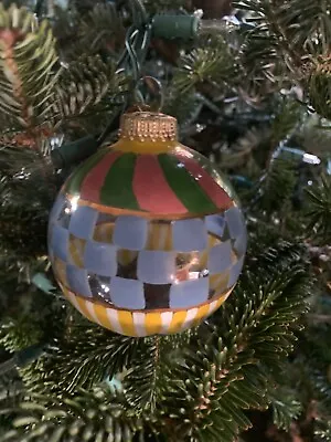 Rare MacKenzie Childs Hand-painted Glass  Ornament  New • $50