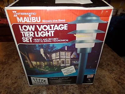 Vintage Intermatic Malibu Outdoor Landscape Tier Light Set LV2874T23 NEW • $74.10