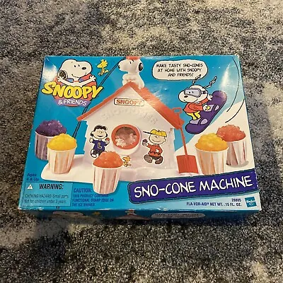 Vtg Hasbro Snoopy And Peanuts Sno-Cone Machine Snow Cone Maker #28805 • $20