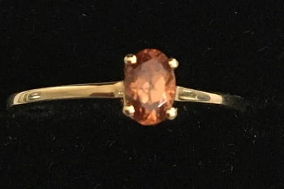 £45 • Buy 9ct Gold Natural Burmese Spinel Solitaire Ring, 9k 375