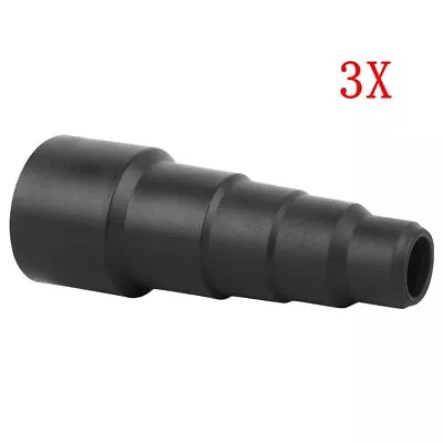 3x VACUUM CLEANER ADAPTOR SOFT RUBBER TOOL UNIVERSAL POWER SANDER EXTRACTOR HOSE • £7.87