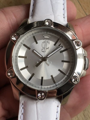 £29.99 • Buy Juicy Couture Womens Silver Dial Watch With Crystals 1900940 Stunning NEW !!