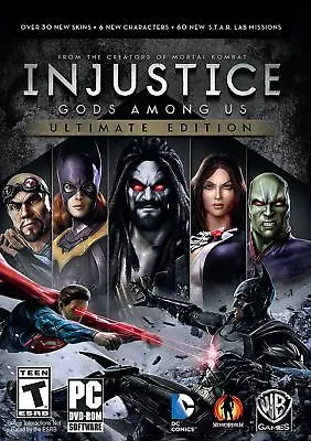 Injustice Gods Among Us Ultimate Edition Steam Game PC Cheap  • $6