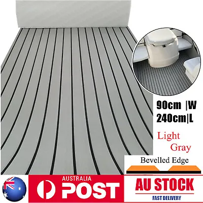 $69.66 • Buy Gray Adhesive Marine Flooring Faux Teak EVA Foam Boat Yacht Decking Sheet Pads
