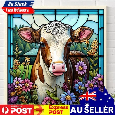 $15.89 • Buy 5D DIY Full Square Drill Partial AB Drill Diamond Painting Calf Kit 45x45cm