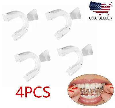 4PCS Silicone Mouth Guard Night Sleep Teeth Clenching Grinding Dental Bite US • $7.59