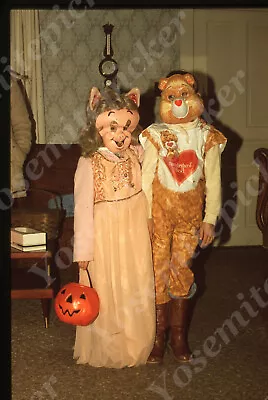 Sl83 Original Slide 1970's  Halloween Care Bear / Miss Piggy Costume 800a • £8.93