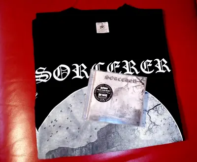£26.58 • Buy Sorcerer | In The Shadow Of Inverted Cross Cd+t-shirt | Doom Metal Cult Release