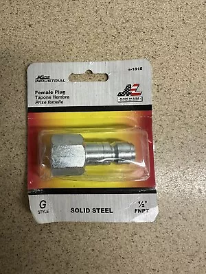 🔥Milton S-1818 1/2  NPT G Style Female Thread Air Coupler Plug🔥 • $15