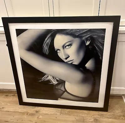 Rare Victoria’s Secret Gisele Timeless B/W Store Display Framed Print 41  X 41  • $225