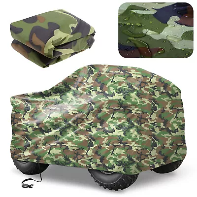 Camo Quat ATV Cover Anti-UV 4 Wheeler Cover 100  Fit For Kawasaki Polaris Suzuki • $17.90