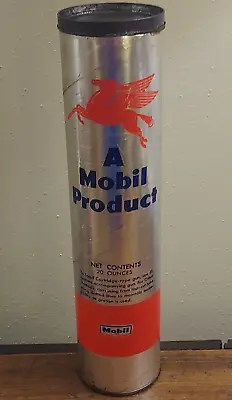 Vintage Mobil Grease Tube NOS Pegasus Premium Lubricant Can SUPER RARE • $39.99