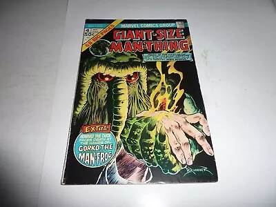 GIANT SIZE MAN THING #4 Marvel 1975 1st HOWARD THE DUCK Solo Story FN 6.0 • $14.25