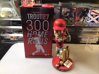 Mike Trout Los Angeles Angels 300 Home Runs 2020 Bobblehead New Never Opened! • $30