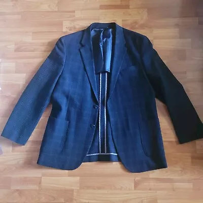 Kenneth Cole Awareness Mens Navy XL Blazer! Seersucker! • $39