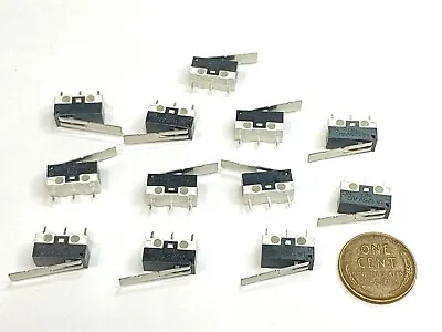 12 Pieces KW10-Z2P Small Long Lever Limit Switch Micro Miniature NC Or NO C30 • $9.65