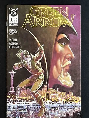 GREEN ARROW #1 DC Comics 1988 Oliver Quinn Mike Grell 1st Print F/VF • $9.99