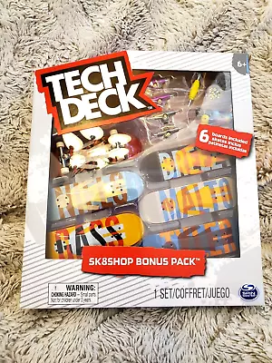TECH DECK - 6 Skateboards - Limited Series Sk8shop Bonus Pack With Acessories • $19.95