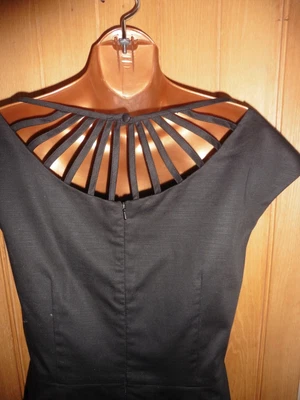 £6.49 • Buy Gorgeous Black Cocktail Party Evening Laura Ashley Dress Size 14