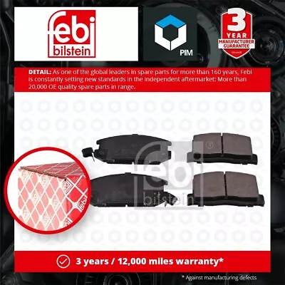 Brake Pads Set Fits TOYOTA MR2 SW2 SW20 2.0 Rear 89 To 00 04466YZZC3 0446617010 • £18.42