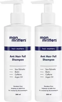 Man Matters Anti Hair Fall Shampoo For Men | DHT Blocker | 400 Ml • $49.50