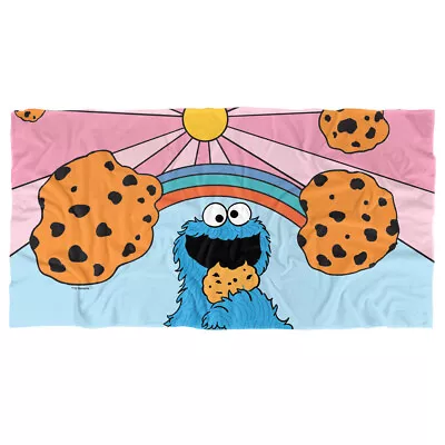 Sesame Street Cookie Monster Sunrise Officially Licensed Beach Towel 30 X60  • $37.50