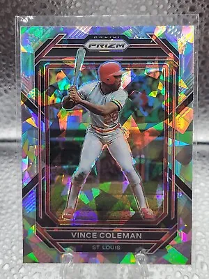 2023 Panini Prizm Vince Coleman Cracked Ice Parallel St. Louis Cardinals SP • $0.99