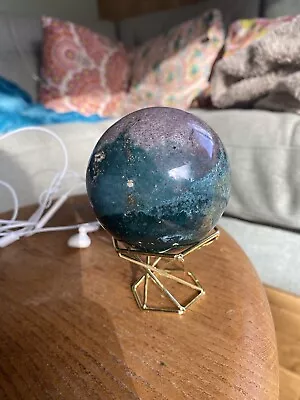 Ocean Jasper Crystal Sphere 473g • £32.99