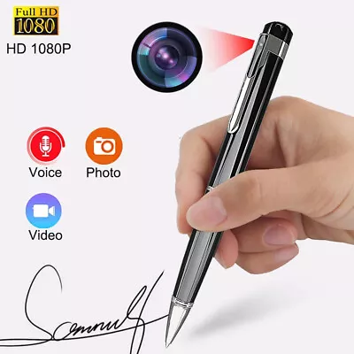 £9.99 • Buy 1080P HD Pocket Mini Camera Pen Hidden Body DVR Voice Video Recorder Cameras