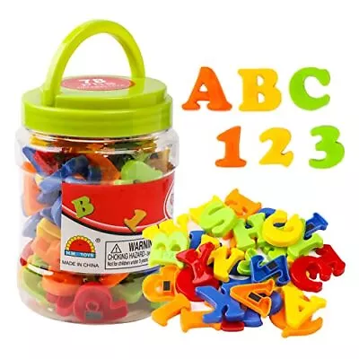 Magnetic Letters Numbers Alphabet ABC 123 Fridge Magnets Preschool • $13.99