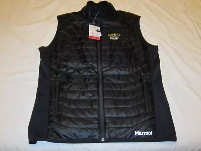 Marmot VARIANT Men's Full Zip Vest -Black- Size X-Large-  KEEN UTILITY  Logo NWT • $67.97