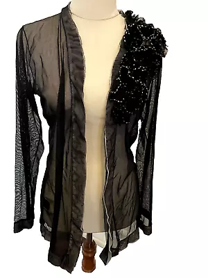 Mama And Leon S UK 12 Sheer Jacket (J24) • $25