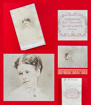 $36.52 • Buy BEAUTIFUL Southern CSA DEBUTANTE C 1870 Lexington Virginia CDV PHOTO Confederate