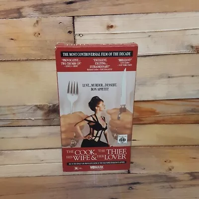 The Cook The Thief His Wife & Her Lover VHS VCR Video Tape Used Movie Vidmark • $6.95
