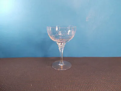 Tiffin Crystal Mariposa Pattern Champagne Sherbet Stem 5 1/2  • $6.95