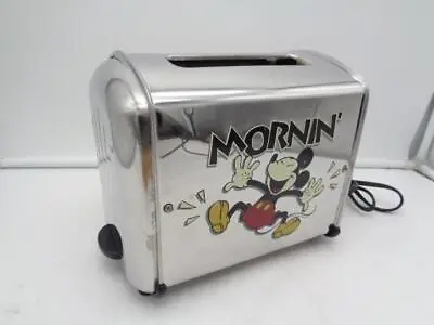 Villaware 5555-11 Mickey Mouse Mornin' Adjustable 2 Slice Toaster 800w 120v • $49.99